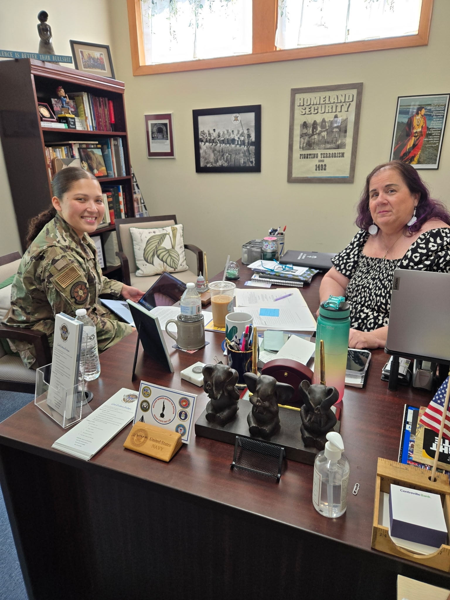 MB2B veteran at community meeting