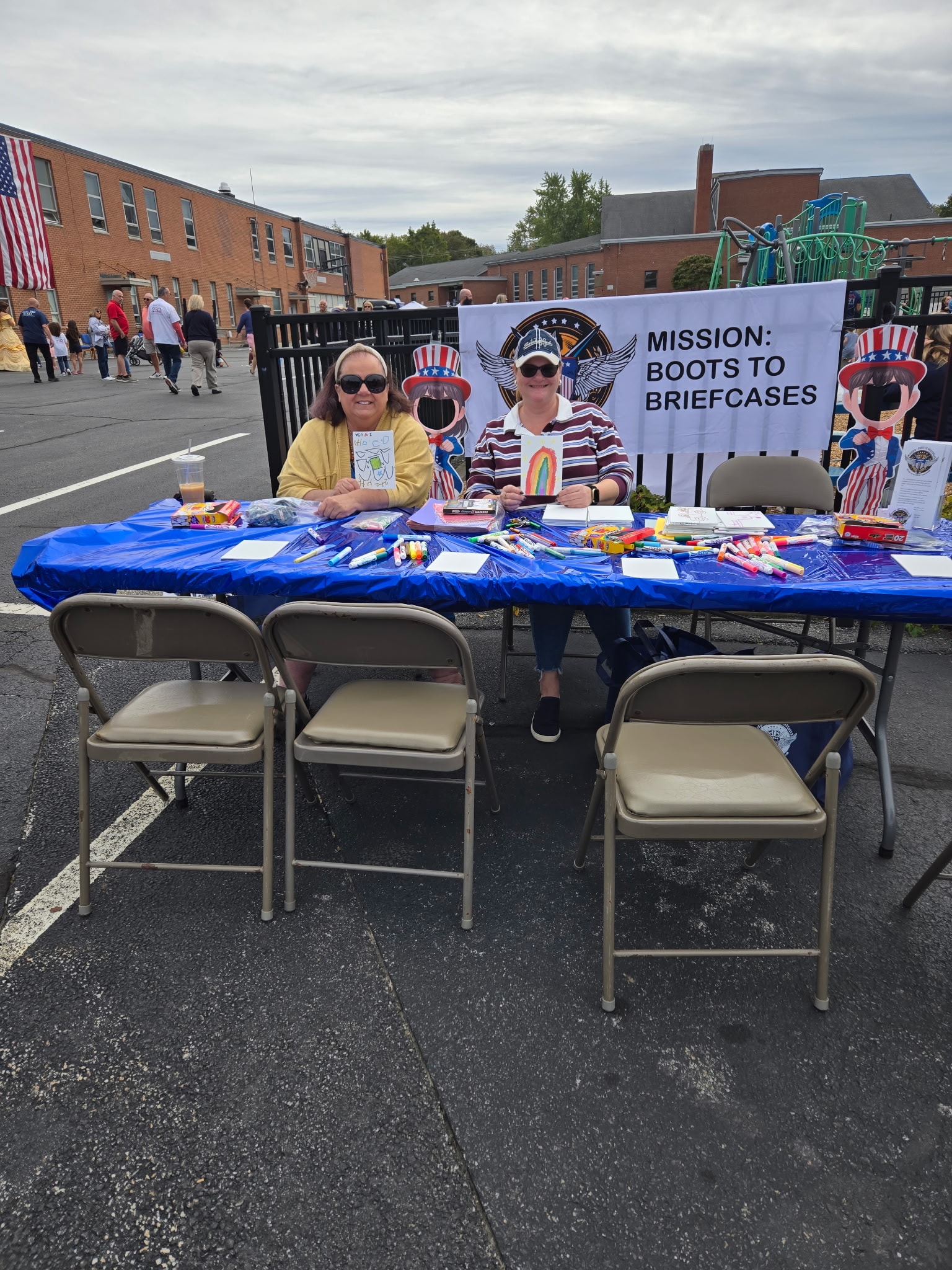 MB2B charity booth community event
